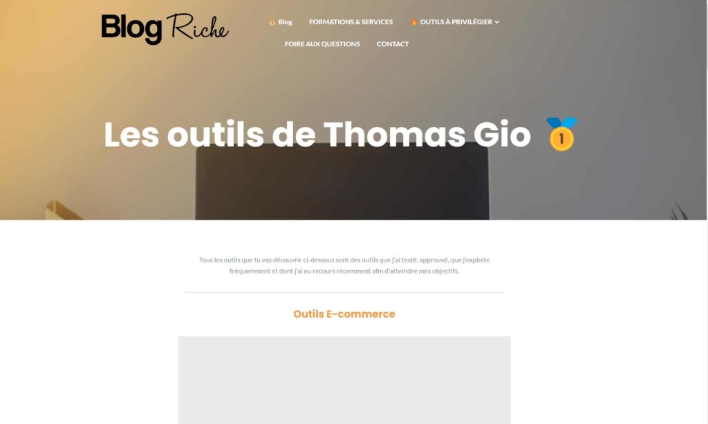 Thomas Gio - Blog Riche